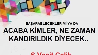 Başarabilecekler mi