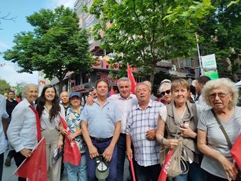 Sakarya Caddesi Mitinginde Kocaeli İl Örgütü