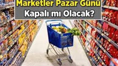 Marketler Pazar Günü Kapanacak mı