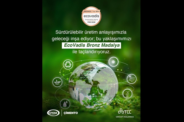 OYAK Çimento’ya Küresel Sürdürülebilirlik Onayı