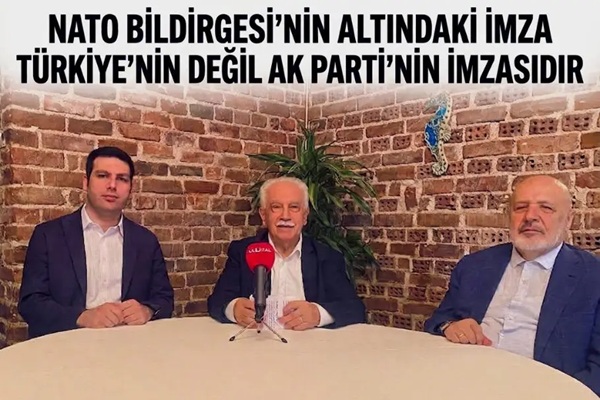 NATO Bildirgesinin Altındaki İmza Türkiye’nin Değil AK Parti’nin İmzasıdır