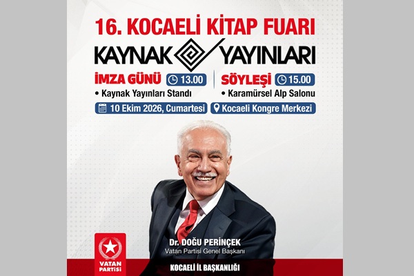 Doğu Perinçek Kitap Fuarında