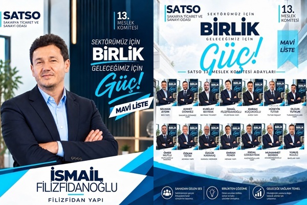 SATSO 13. Meslek Komitesi’nde Mavi Liste’den birlik ve güç mesajı